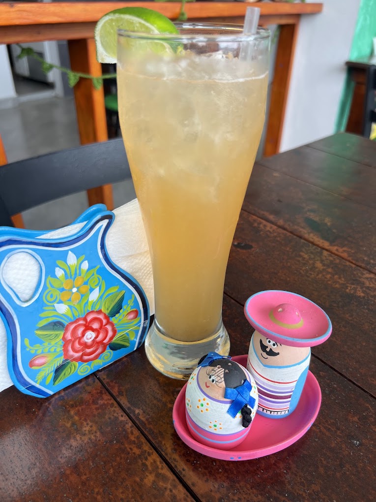 Chilled drink served at Don Guillermo